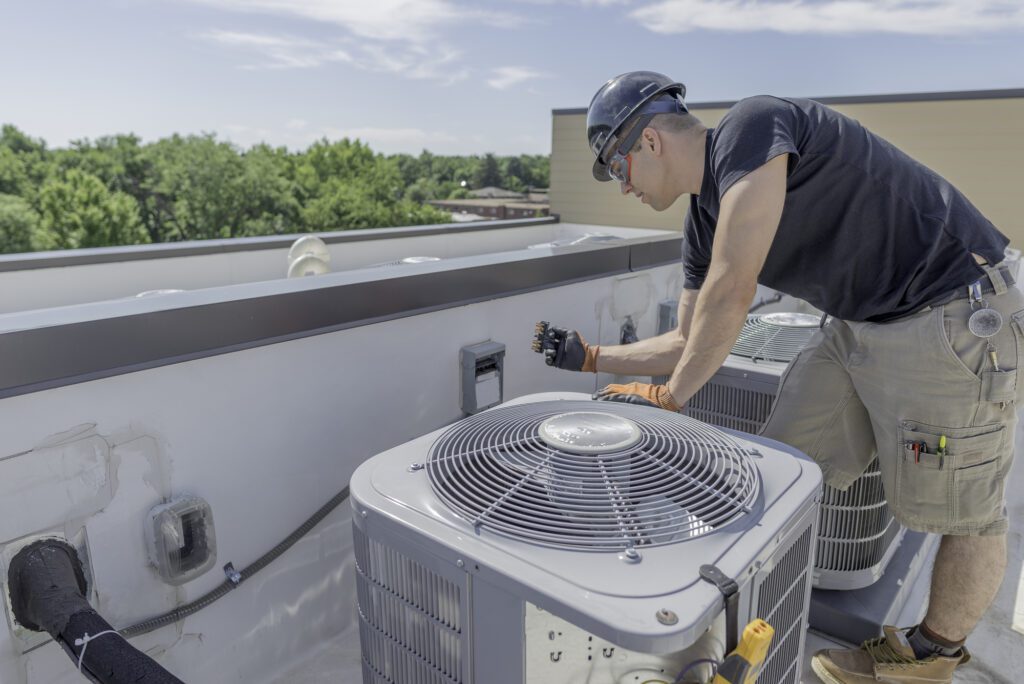 HVAC maintenance for a fall seasonal inspection.