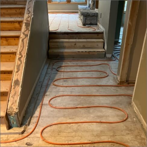 hydronic radiant floor heating solutions from the Beehive team.